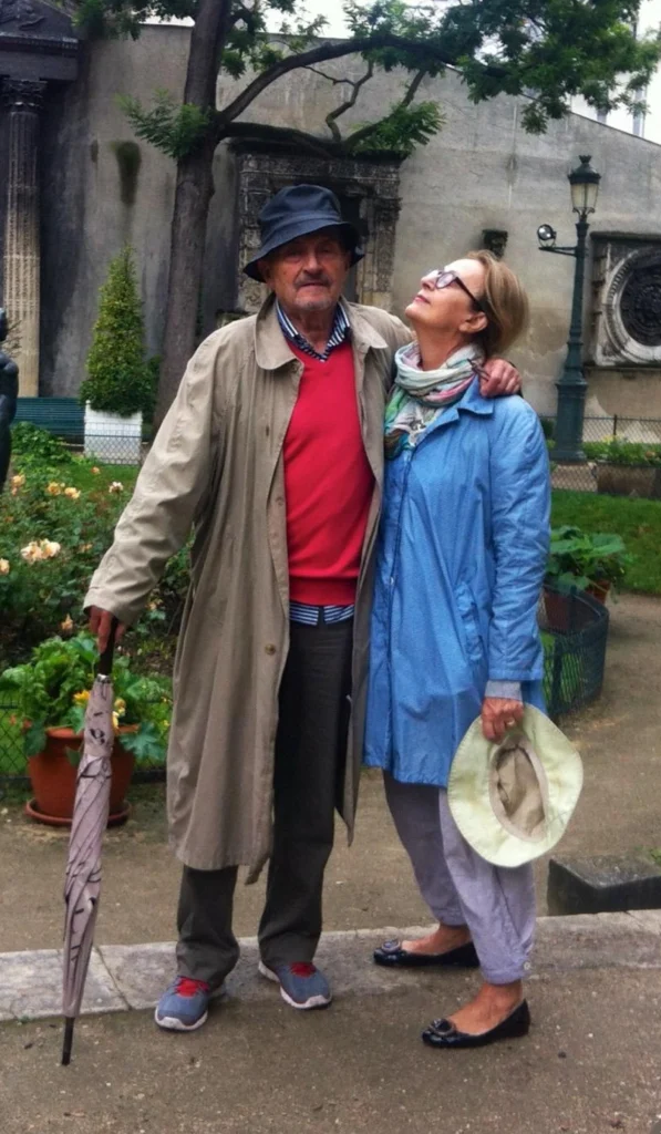 Carlo Berté e Patrizia Ciompi a Parigi metà anni 2000